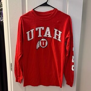 Fanatics Red Utah Long Sleeve Tee